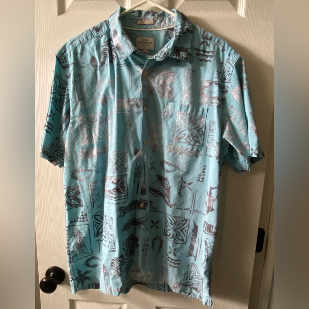 Quicksilver, Waterman Collection, Button Down Shi… - image 1